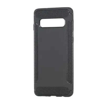 Skal i kolfiber-look för Samsung Galaxy S10 - Grå