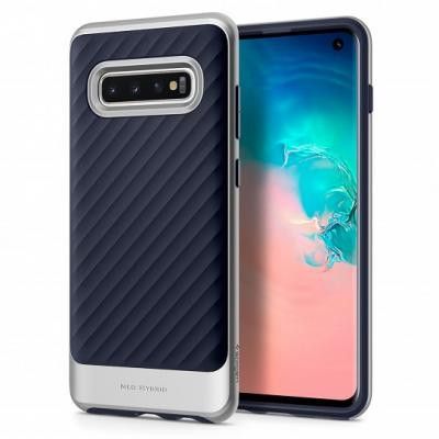Spigen Neo Hybrid Skal till Samsung Galaxy S10 - Silver