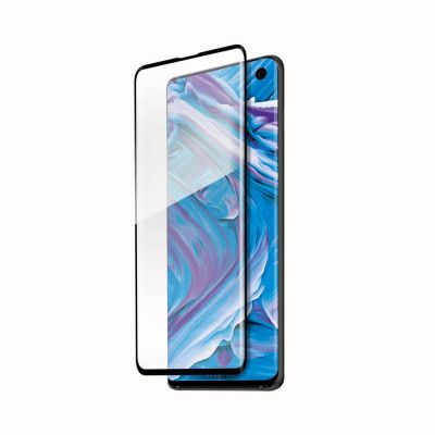 THOR FG FS Härdat Glass + Frame till Galaxy S10 Svart