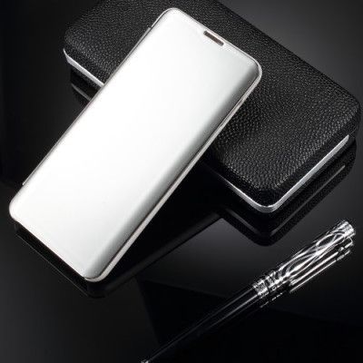 Window Mirror Fodral till Samsung Galaxy S10 - Silver