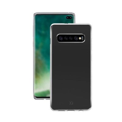 XQISIT Flex Case Skal till Galaxy S10+ Transparent