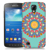 Skal till Samsung Galaxy S5 Active - Blommigt mönster - Turkos