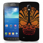 Skal till Samsung Galaxy S5 Active - Dödskalle - Orange