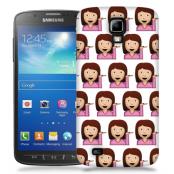 Skal till Samsung Galaxy S5 Active - Emoji - Flicka