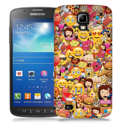 Skal till Samsung Galaxy S5 Active - Emoji - Kollage