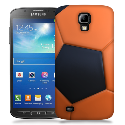 Skal till Samsung Galaxy S5 Active - Fotboll - Orange