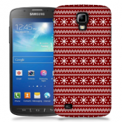 Skal till Samsung Galaxy S5 Active - Juldekor - Röd/Vit