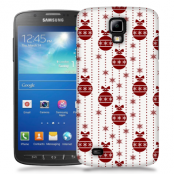Skal till Samsung Galaxy S5 Active - Juldekor - Vit/Röd