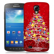 Skal till Samsung Galaxy S5 Active - Julgran - Röd