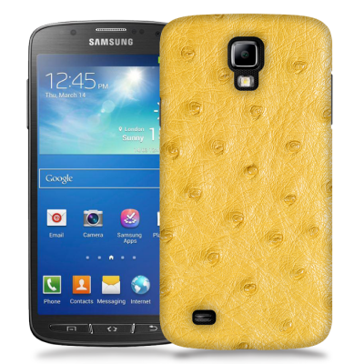Skal till Samsung Galaxy S5 Active - Knottrig - Gul