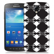 Skal till Samsung Galaxy S5 Active - Mönstrad tapet - Svart