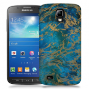 Skal till Samsung Galaxy S5 Active - Marble - Blå