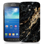 Skal till Samsung Galaxy S5 Active - Marble - Svart