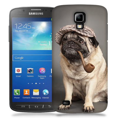 Skal till Samsung Galaxy S5 Active - Mops med keps