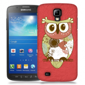 Skal till Samsung Galaxy S5 Active - Orientalisk uggla - Röd