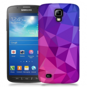 Skal till Samsung Galaxy S5 Active - Polygon - Lila