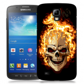 Skal till Samsung Galaxy S5 Active - Skull on fire