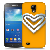 Skal till Samsung Galaxy S5 Active - Steel heart - Orange