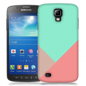 Skal till Samsung Galaxy S5 Active - Vinklar - Turkos/Rosa
