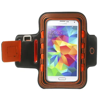 Armband med blinkande lampor till Samsung Galaxy S5 - Orange