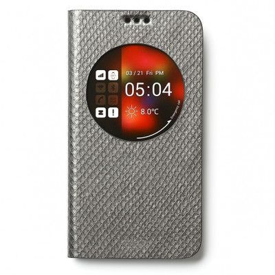 Avoc ZView Stella Diary Väska till Samsung Galaxy S5 (Silver)