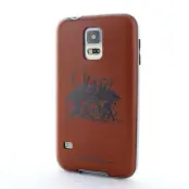 Bravado Queen Crest Barcelona Skal till Samsung Galaxy S5 (Brun)