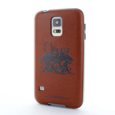 Bravado Queen Crest Barcelona Skal till Samsung Galaxy S5 (Brun)