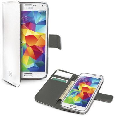 Celly Wallet Case S5 Mini Vit