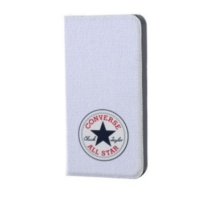 CONVERSE Samsung Galaxy S5 Booklet Vit Canvas med Logo