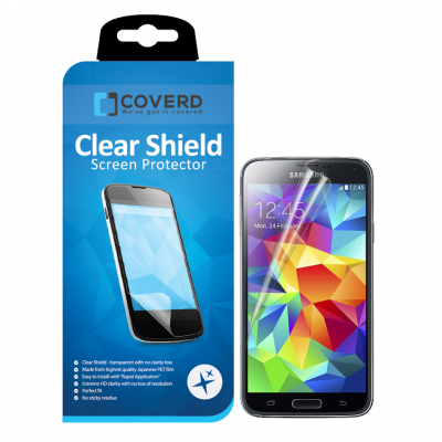 CoveredGear Clear Shield skärmskydd till Samsung Galaxy S5