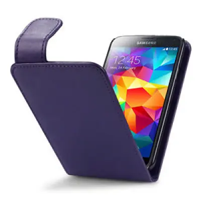 Flipfodral med kortfack till Samsung Galaxy S5 - Lila