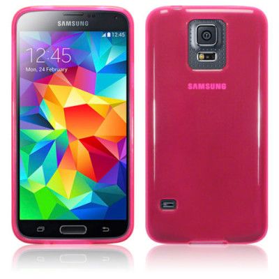 Gel FlexiSkal till Samsung Galaxy S5 - Magenta