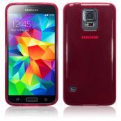 Gel FlexiSkal till Samsung Galaxy S5 - Röd