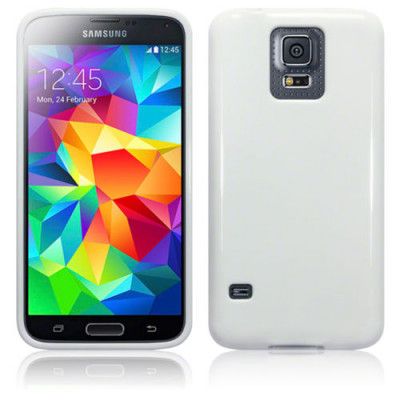 Gel FlexiSkal till Samsung Galaxy S5 - Vit