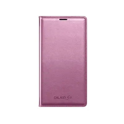 Genuine Flip Wallet Samsung Galaxy S5 - Rosa