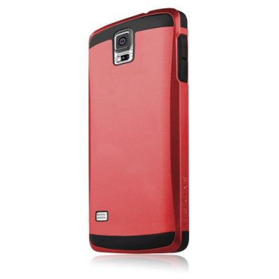 ITSkins Evolution Skal till Samsung Galaxy S5 (Röd) + Skärmskydd