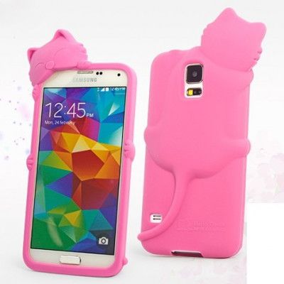 Kiki Silikonskal till Samsung Galaxy S5 - Magenta