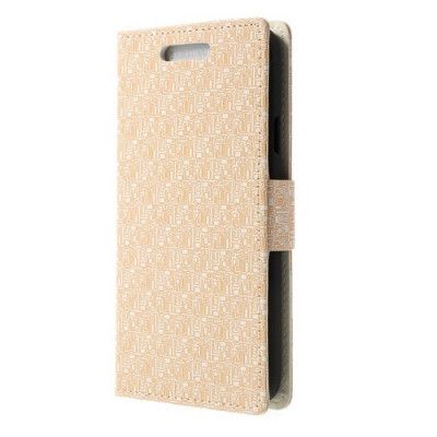 Labyrinth Plånboksfodral till Samsung Galaxy S5 - Beige