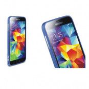 LOVE MEI 0,7mm Metal Bumper till Samsung Galaxy S5 (Blå)
