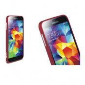 LOVE MEI 0,7mm Metal Bumper till Samsung Galaxy S5 (Röd)