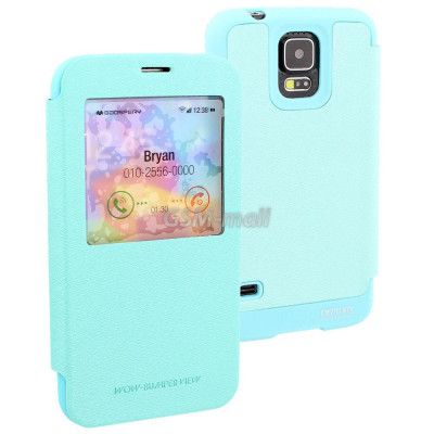 Mercury Bumper View till Samsung Galaxy S5 - Turkos