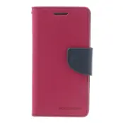 Mercury Fancy Plånboksfodral till Samsung Galaxy S5 - Magenta