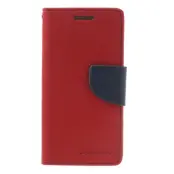 Mercury Fancy Plånboksfodral till Samsung Galaxy S5 - Röd