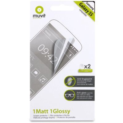 Muvit Displayskydd Matt + Klar S5