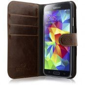 Naztech Plånboksfodral till Samsung Galaxy S5 - (Brun)