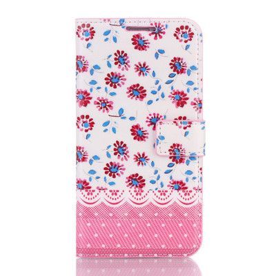 Plånboksfodral till Samsung Galaxy S5 - Blooming Flowers