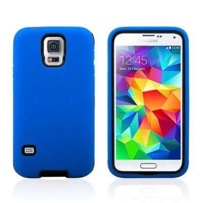Protector Hybrid Skal till Samsung Galaxy S5 (Blå)