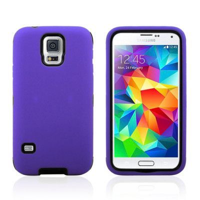 Protector Hybrid Skal till Samsung Galaxy S5 (Lila)