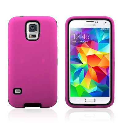 Protector Hybrid Skal till Samsung Galaxy S5 (Magenta)