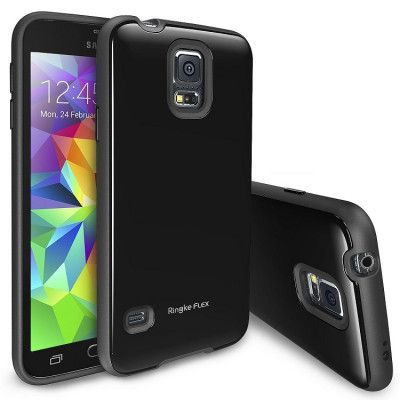 Ringke Flex skal till Samsung Galaxy S5 (Svart)